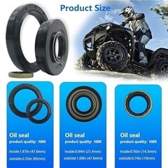 Front Differential Seal Kit for 2005-2015 650 650i 750i 4×4 Prairie 360 650 700