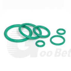 3.55mm Cross Section Metric FPM FKM Rubber O-Rings 3mm-390mm ID 75 Shore A Green
