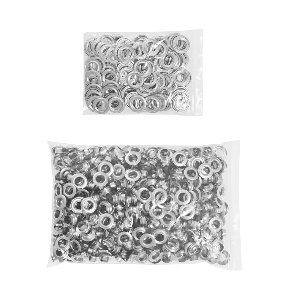 KING PIECES 500pcs Grommets 1/2 Inch (12mm) Washers and Grommets Kit for Grommet