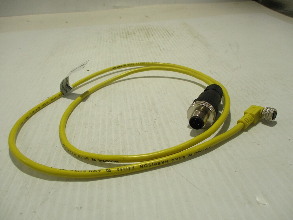 NEW WOODHEAD 403001A10M020 CORDSET 3 PIN TO 4 PIN CONNECTOR