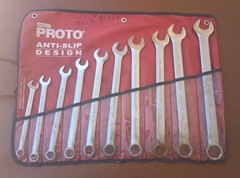 Proto 10pc Anti-Slip Design 6 Point Combination Wrench Set SAE 7/16″ to 1″ USA