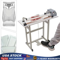 22.83″ Foot Pedal Impulse Sealer heat sealing machine,Plastic Bag sealer 110V