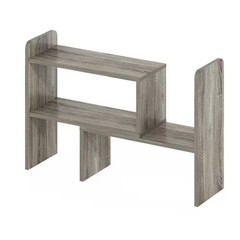 Gray 23.7 In. X 15.7 In. Wood Modern Adjustable Desk Organizer