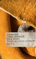 MCR Safety 4952L Welding Gloves Size: L 100% Cowhide Leather