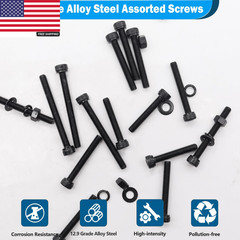 2040PCS Metric Screws Nuts and Bolts Assortment Kit,M2 M3 M4 M5 M6 Machine Screw