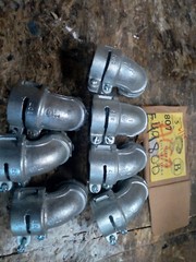 7X-Bridgeport Zinc Diecast 90-Degree Angle Connector 1″ CATALOG NO 807 FREE SHIP