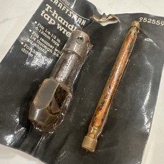 Sears Craftsman USA Nos T Handle Tap Wrench Die 52559 6-12mm & 1/4”-1/2”