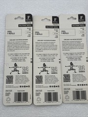 Lot 3 Packs (6 Total) Zebra Steel F-Refills Ballpoint Pens Black Ink .7mm FINE