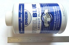 DYKEM STEEL BLUE LAYOUT/STAINING FLUID 8oz BRUSH-IN-CAP #80400