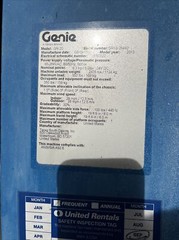 2013 GENIE GR20 20’ ELECTRIC RUNABOUT SCISSOR VERTICAL MAST DRIVABLE MAN LIFT GR