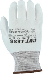 Majestic 37-3435 Cut-Less Dyneema Glove MED White 12 Pairs for Automotive