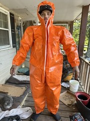 NEW Kappler Zytron Z500 Coverall w/ Hood & Elastic Wrists & Ankles LG/XL Z5H428
