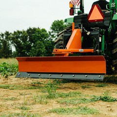 Titan Attachments 3 Point 7.5 FT Rear Blade For Grading And Scraping With Manual