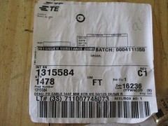 COMMSCOPE 1315584 FIBER OPTIC CABLE ROLL 144 FIBER MULTI-MODE (1400 FT.) T116262