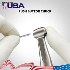 Dental Slow Low Speed Handpiece Contra Angle Push Button