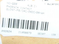 Phoenix Contact QUINT-PS/1AC/24DC/20/WH Power Supply 100-240v-ac 20a Amp 24v-dc