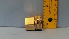 Solid Brass Garden Hose Swivel Fitting 3/4″ Inch Female GHT 1/2″ Inch Female NPT