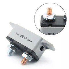 4Pack of 12v Self Manual Reset Circuit Breaker Stud Style Short Stop Amp 20A-50A