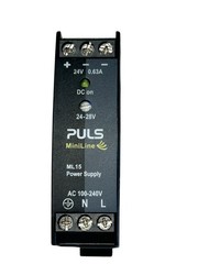 Puls MiniLine ML15.241 / ML15241 Power Supply Black DIN Rail 24-Volt AC/DC 15W