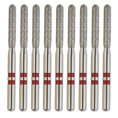Dental Diamond Burs Zirconia Adjustment Football Ball Round End Taper Cylinder