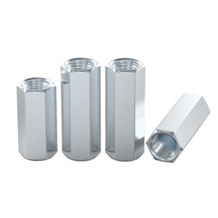 Hex Connection Nuts Hexagon Connector Connecting Rod Bar Stud Long Nut M4 ~ M24