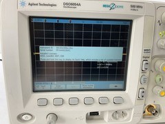 Agilent DSO6054A Oscilloscope 500 MHz w/ 2 54620-61601 Probe Cables 10073C Prob