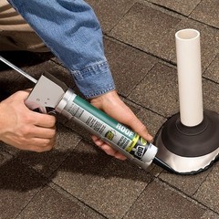 DAP Roof Sealant 10.1-oz Exterior and Specialty Black Paintable Sealant Caulk