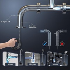 Endoscope Camera with Light, 1080P HD Borescope,Waterproof Snake Camera (16.5ft)