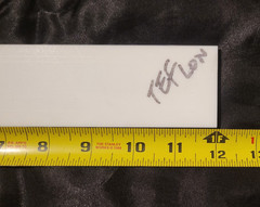 Teflon 3/16 x 2 x 12″ ( .187 x 2.000 x 12.000) INV#X-86
