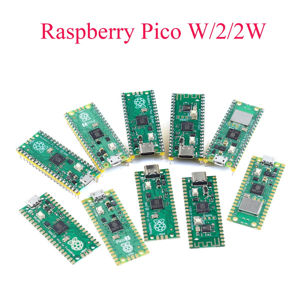 Raspberry Pi Pico W/2/2W Motherboard Optional Bluetooth 5.2 WiFi and Solder Pins