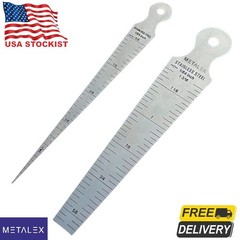Bore Taper Gauge Set of 2 Pieces Range 1/32″ To 1-1/8″ Imperial & 1 To 30mm USA