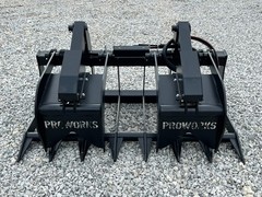 66″ Heavy Duty Root Rake Grapple Bucket Attachment Fits Skid Steer Quick Attach
