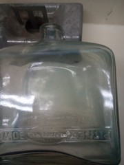 Old Pitney Bowes Water Bottles And Holder 1 is Engraved Pitney Bowes