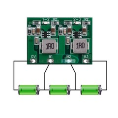 2S 3S 4S 1.3A Active Equalizer Li-ion /Lifepo4 Battery Active Balancer Board-