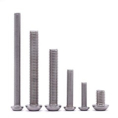 M6-1.0 x 10mm Button Head Socket Cap Screws 304 Stainless M6 x 10mm, Silver