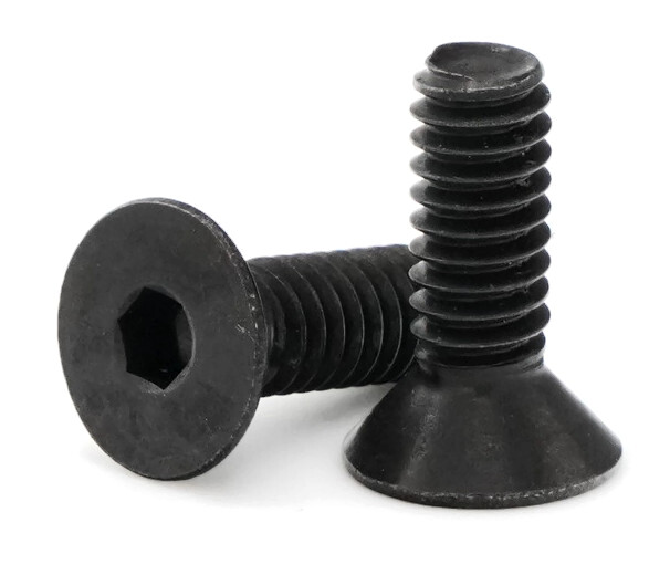 1/4″-20 Black Oxide Stainless Steel Flat Head Socket Cap Screws All Length & Qty