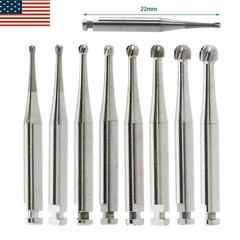 WAVE Dental Round Burs Latch RA 1 2 3 4 5 6 7 8 Carbide Slow Speed Midwest LA