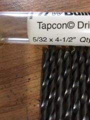 Climashield® 5/32″ 4-1/2″ OAL 0.190″ Shank 2 Flute Hammerdrill Bit QTY 9