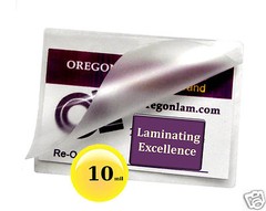 (200/pack) 10 Mil School ID Cards Hot Laminating Pouches 2-1/2 x 3-5/8 Clear