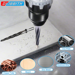 1” Bridge Construction Reamer Drill Bit, M2 HSS Taper Chucking Reamer for Steel