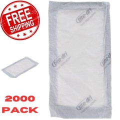 (2000-Pack) 50 Grams 4″ x 7″ White Absorbent Meat Pad Fish Poultry Pads Display