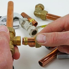 5Pcs Fit for 1/4″ Tube ID Brass Compression Fitting Tube Support
