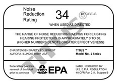 34 NRR SHOOTING FIRING GUN RANGE NOISE REDUCTION EAR MUFFS HEARING PROTECTION