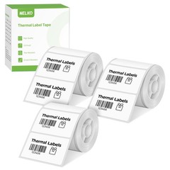 Thermal Labels for PM220 Label Maker, 50x30mm, 3 Rolls, White