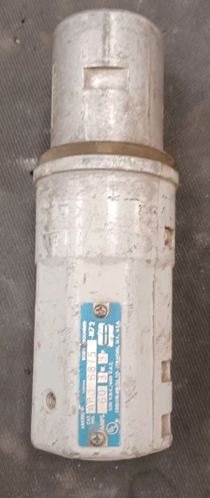 Crouse-Hinds APJ6375 Explosion Proof Male Plug 60A 600V 3W 3P (L-60)