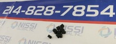 10PCS MOLEX MXF95003 95003 Vertical Modular Jack RJ-11 BLACK (LOT OF 10)