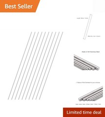 304 Stainless Steel Round Rods 1mm x 300mm – Durable Model Making Essentials