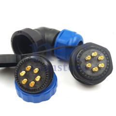 SD28 2-26Pin Elbow Panel Mount Bulkhead Plug + Socket,Automotive Cable Connector