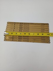 Vintage Sandvik Goldflex 10″Hacksaw Blades 24 TPI Made In Sweden – LOT OF 10