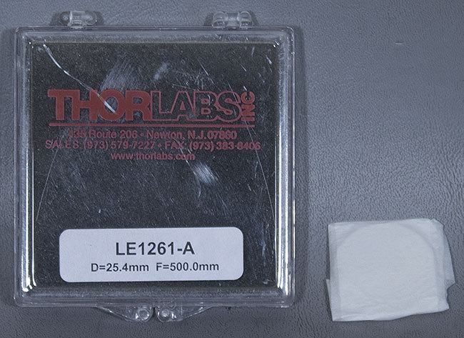 NEW Thorlabs LE1261-A BK7 Ø1″ BK7 f=500.0mm Arc:350-650nm Positive Meniscus Lens